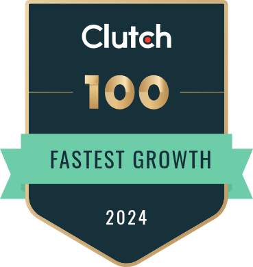 Clutch 100 Fastest Growth 2024 award