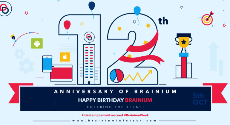 Brainium Information Technologies Celebrates It’s 12th Anniversary