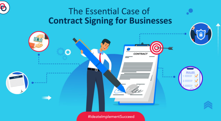 The Essential Case of Contract Signing for Businesses