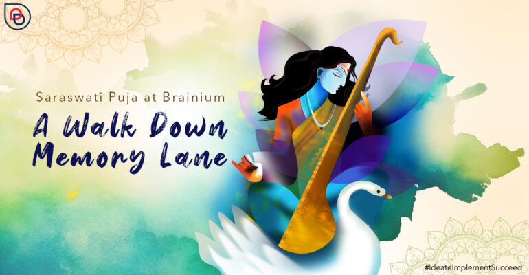 Saraswati Puja at Brainium – A Walk Down Memory Lane