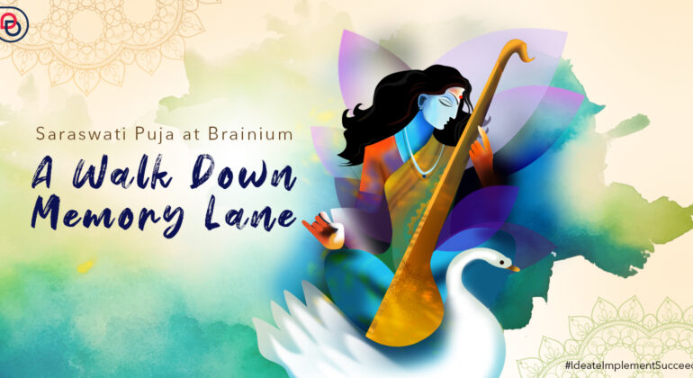 Saraswati Puja at Brainium – A Walk Down Memory Lane