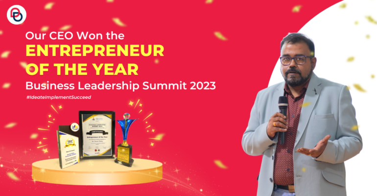 Founder and CEO, Mr. Sourav Sinha, of Brainium won the Entrepreneur of the Year Award 2023