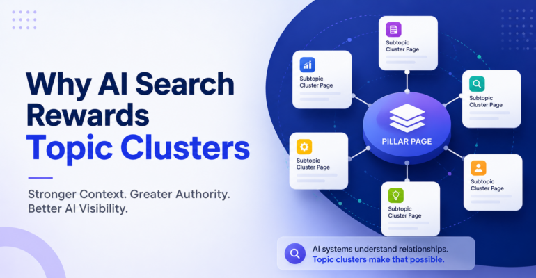 Why Topic Clusters Are Critical for AI Search Visibility in 2026