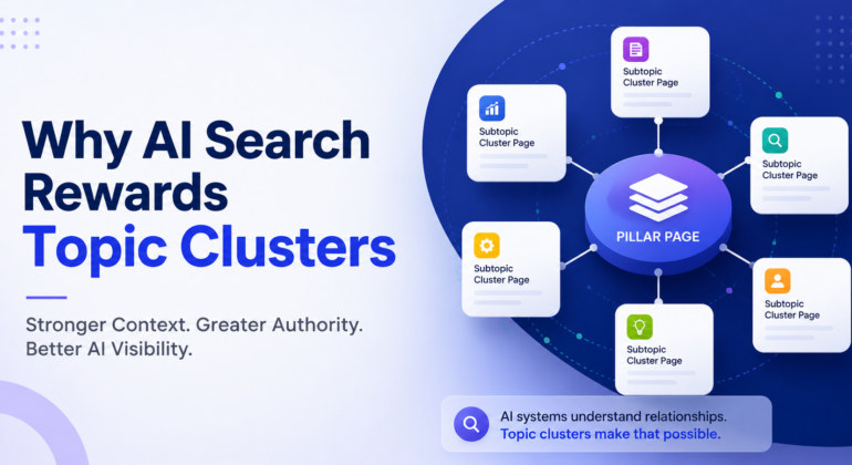 Why Topic Clusters Are Critical for AI Search Visibility in 2026
